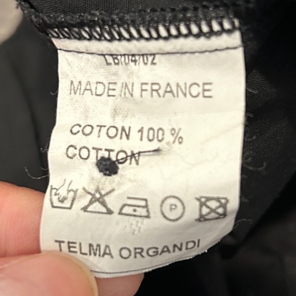 Anne Fontaine 100% Cotton Tuxedo Style Button Down Shirt. US Size 6 - Picture 5 of 5